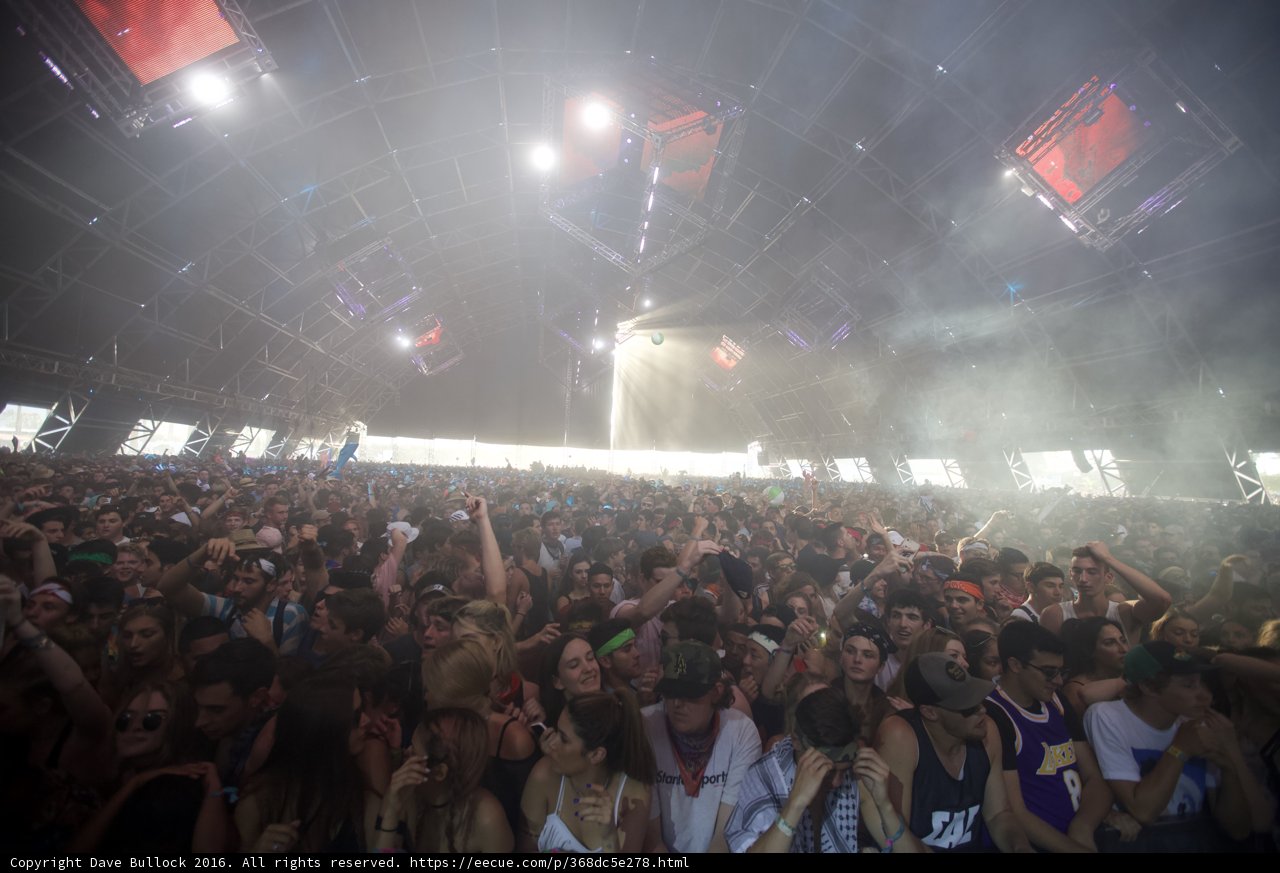 Coachella 2016 Concert Crowd