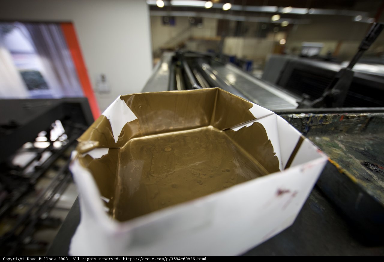 Brown Paint in an Aluminum Box
