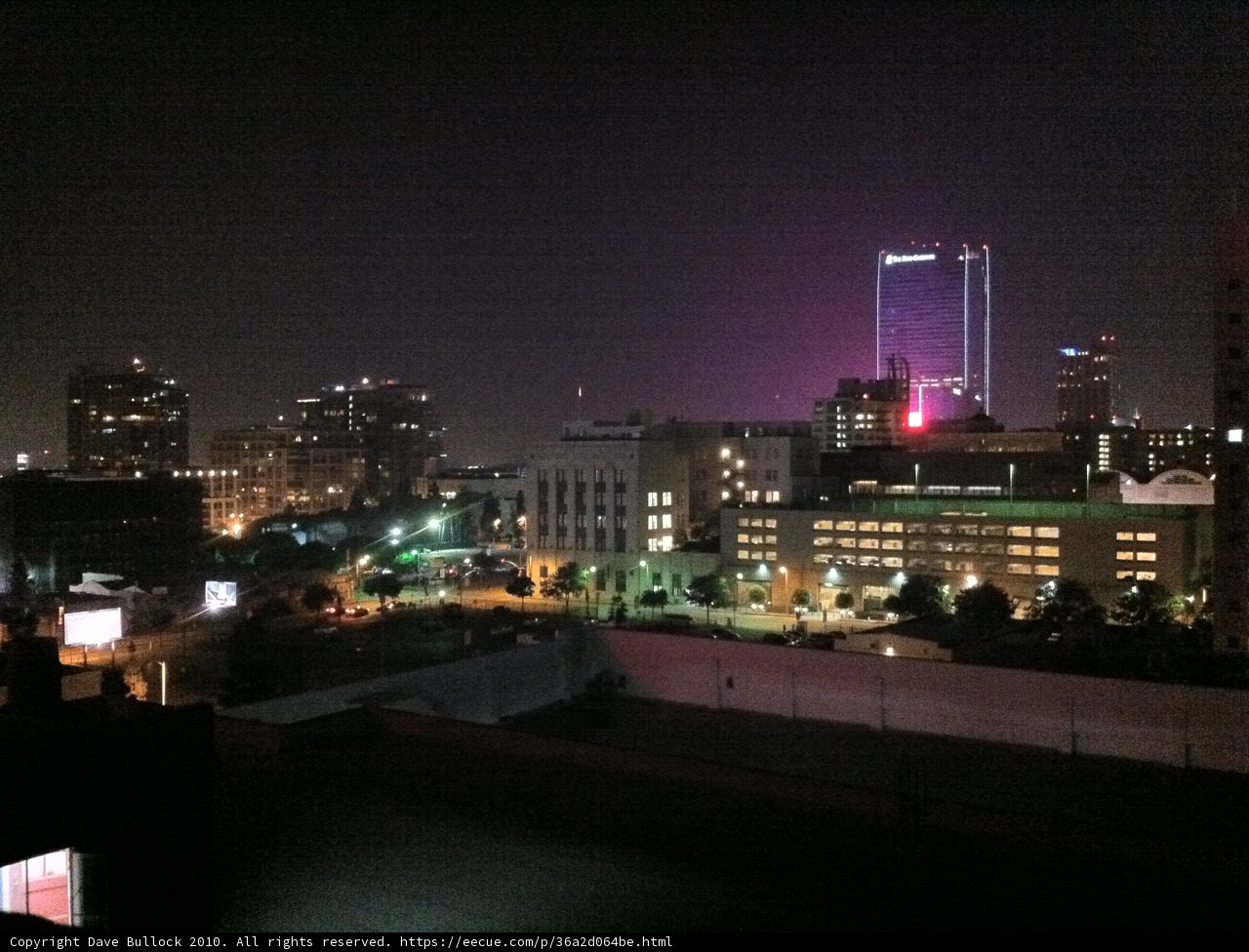 Nighttime View of a Metropolis