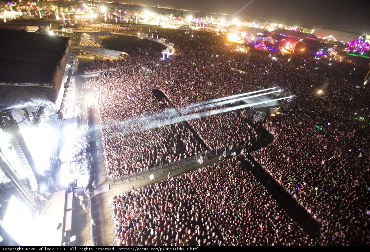 Coachella Concert Crowd
