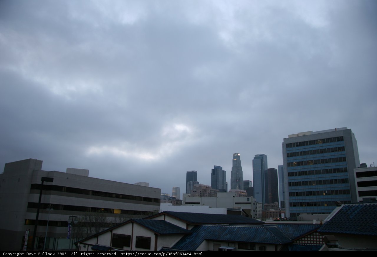 Urban Metropolis on a Cloudy Day