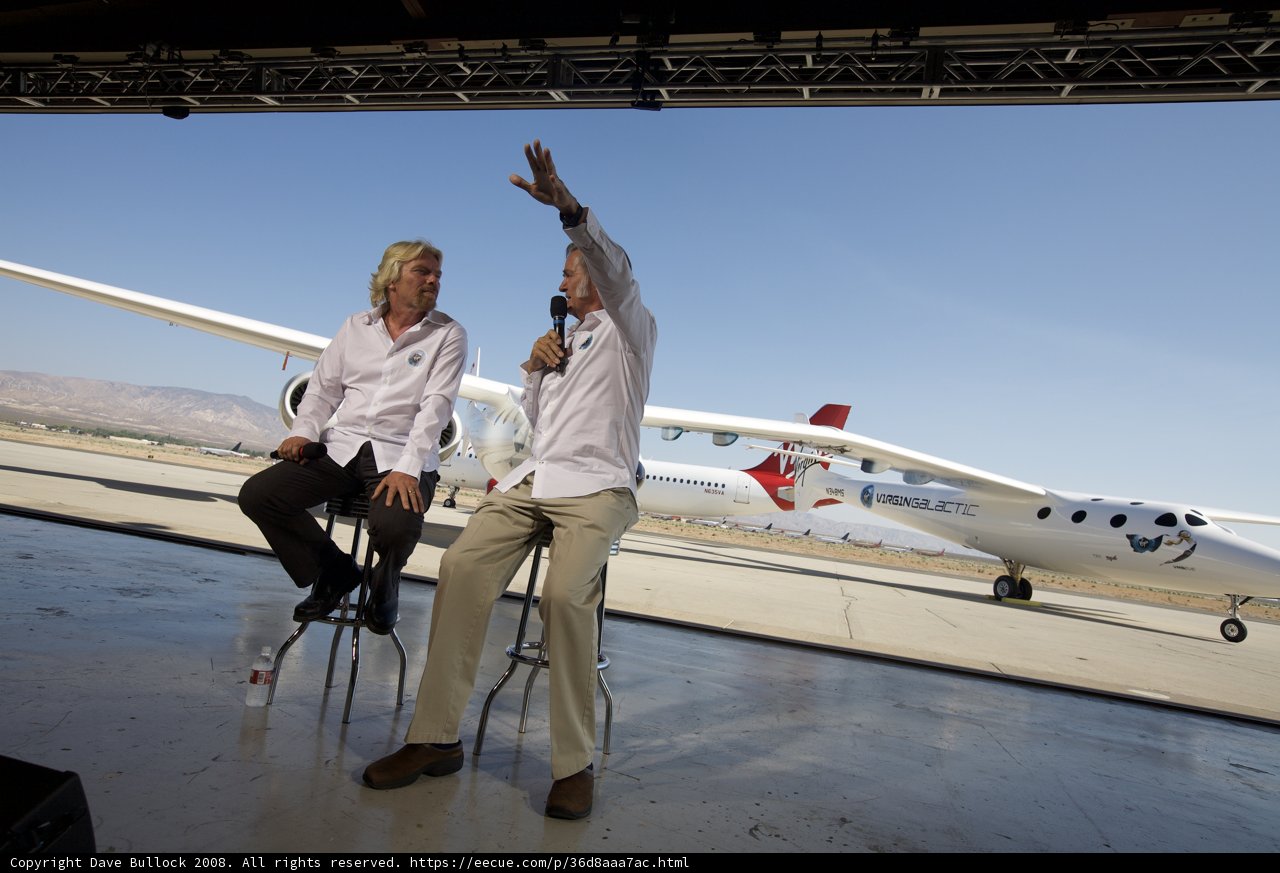Branson Ventures into the Sky