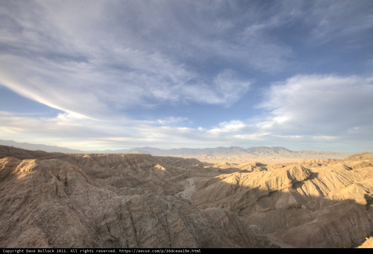 Top of the Badlands in Death Valley