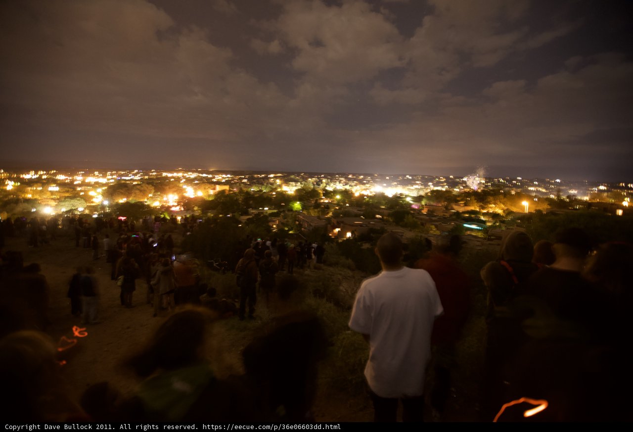 Nighttime Vigil on the Hilltop