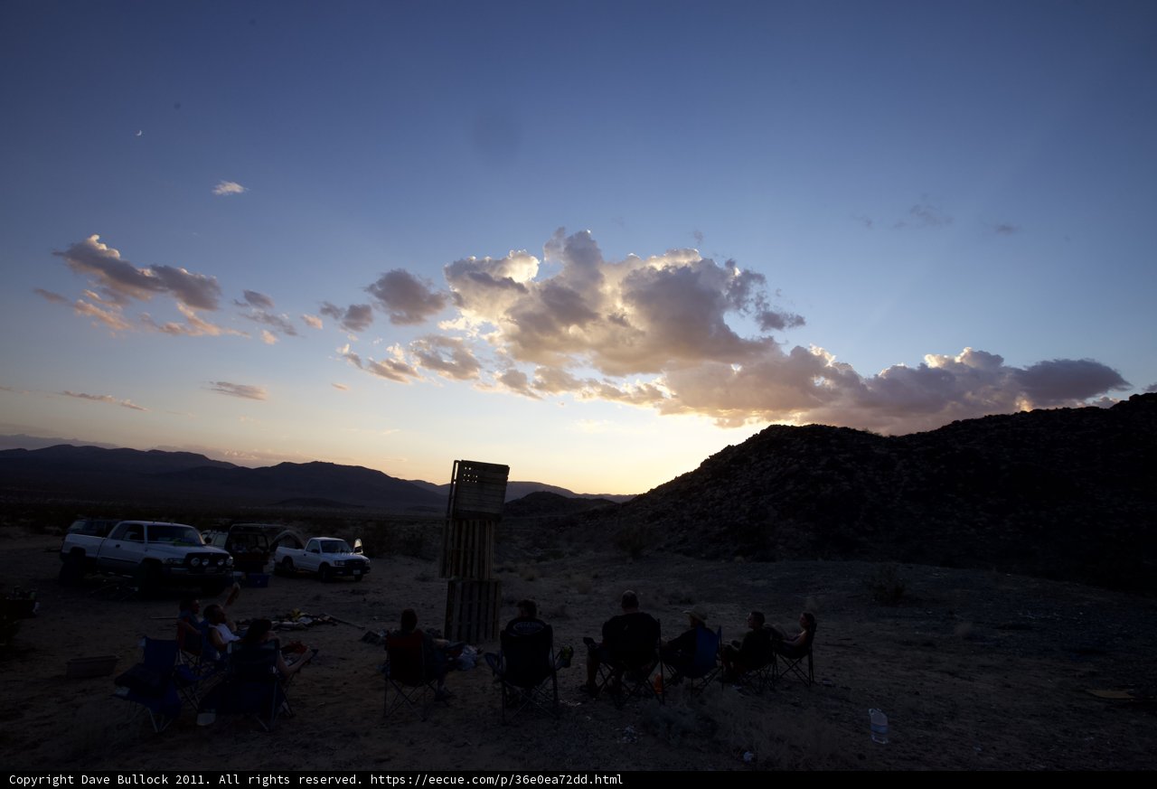 Desert Bonfire
