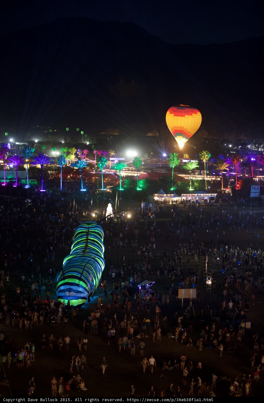 Colorful Balloons Light Up the Night
