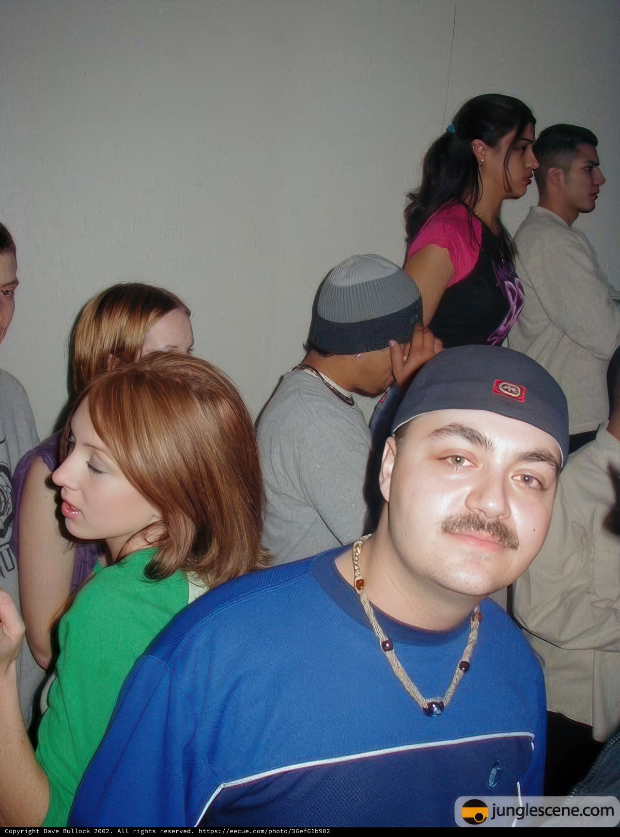 The Mustached Man in Blue
