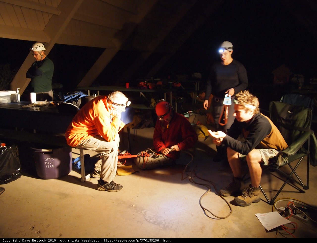 Nighttime Campfire with Friends