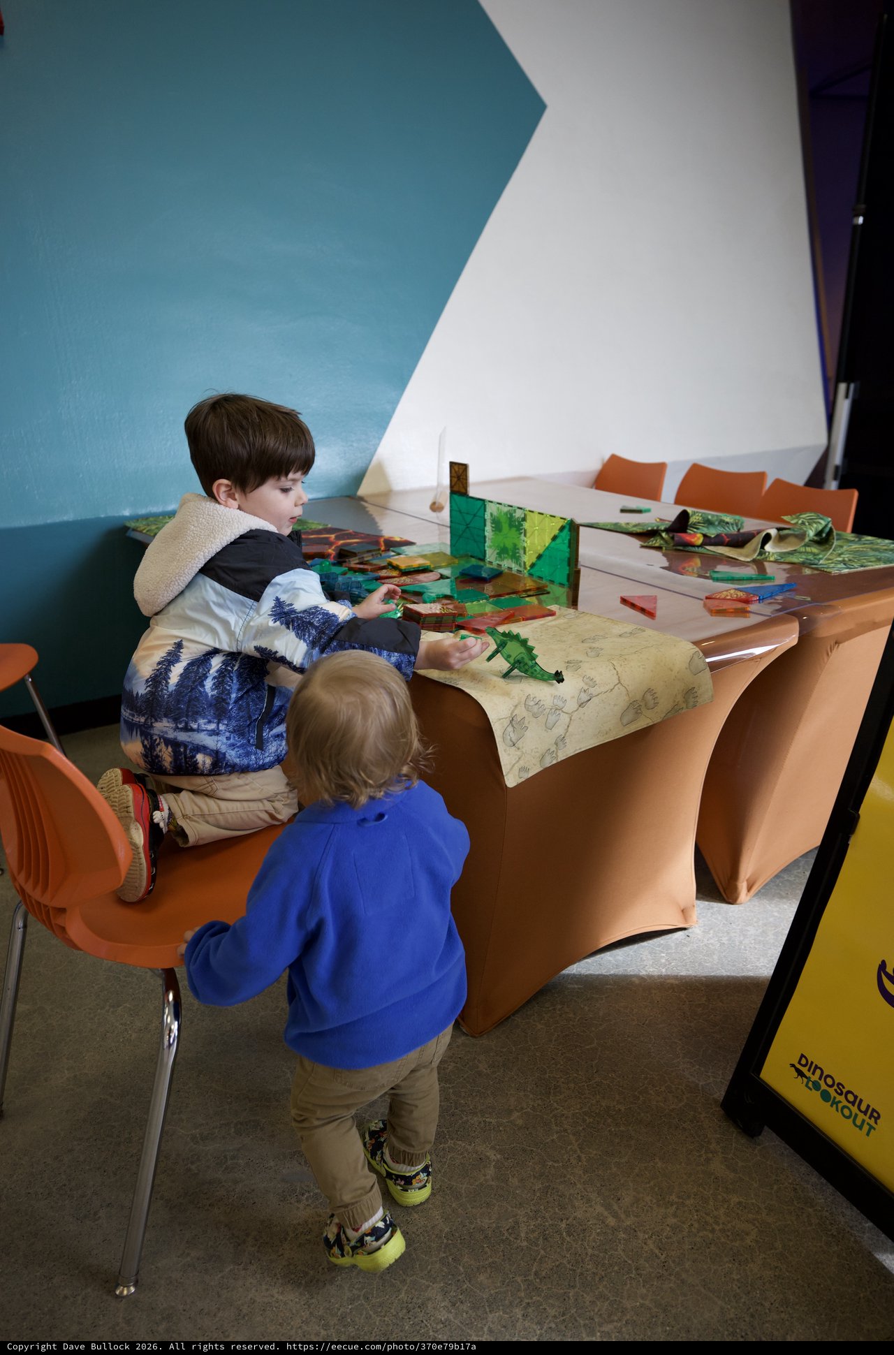Children Engaged in Creative Play at Learning Center