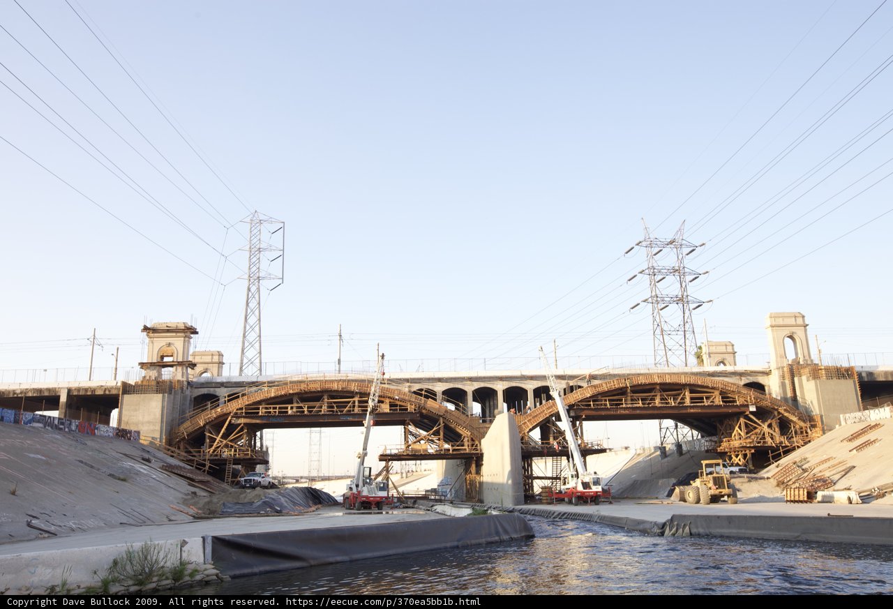 Bridges and Buildings Along the LA River