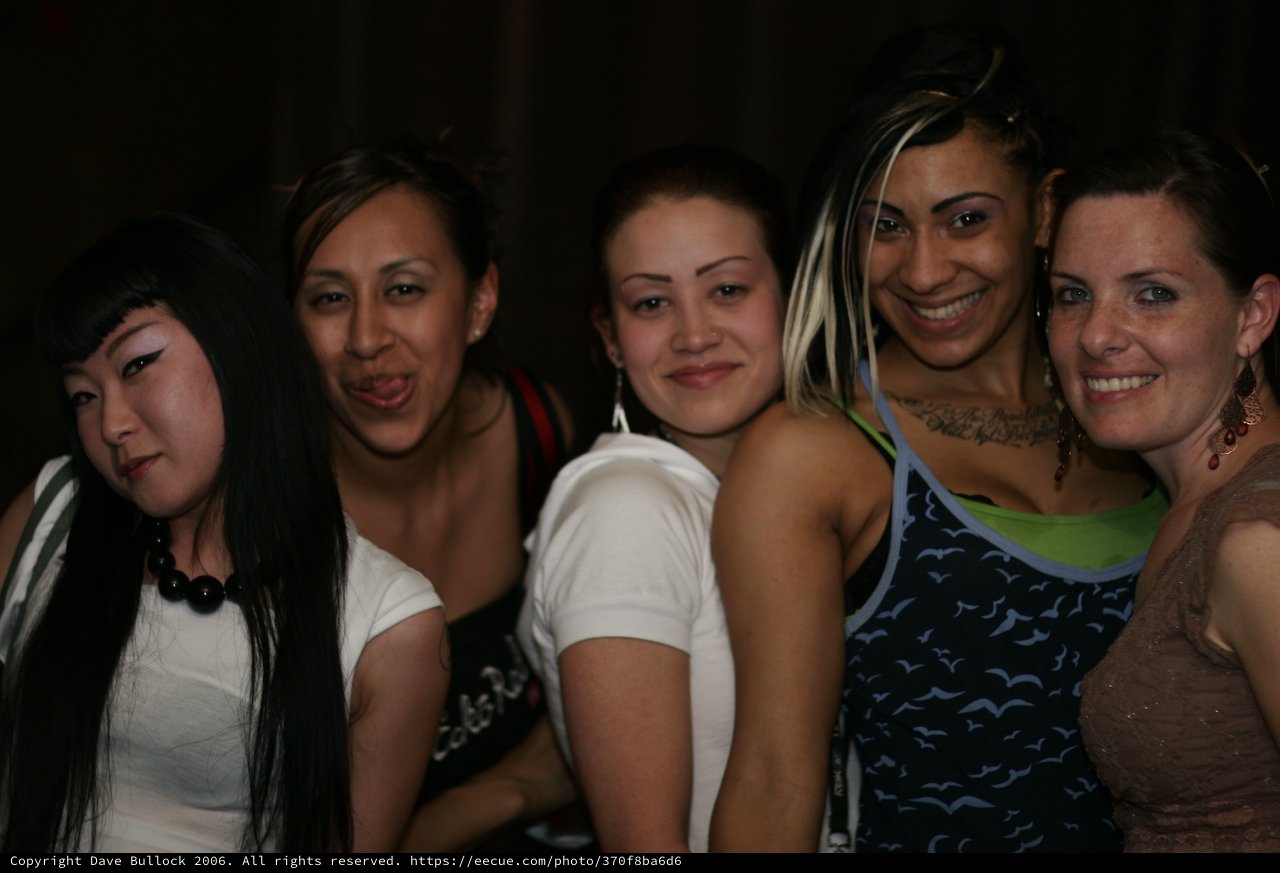 Five Friends Celebrate at Nightclub Anniversary Party