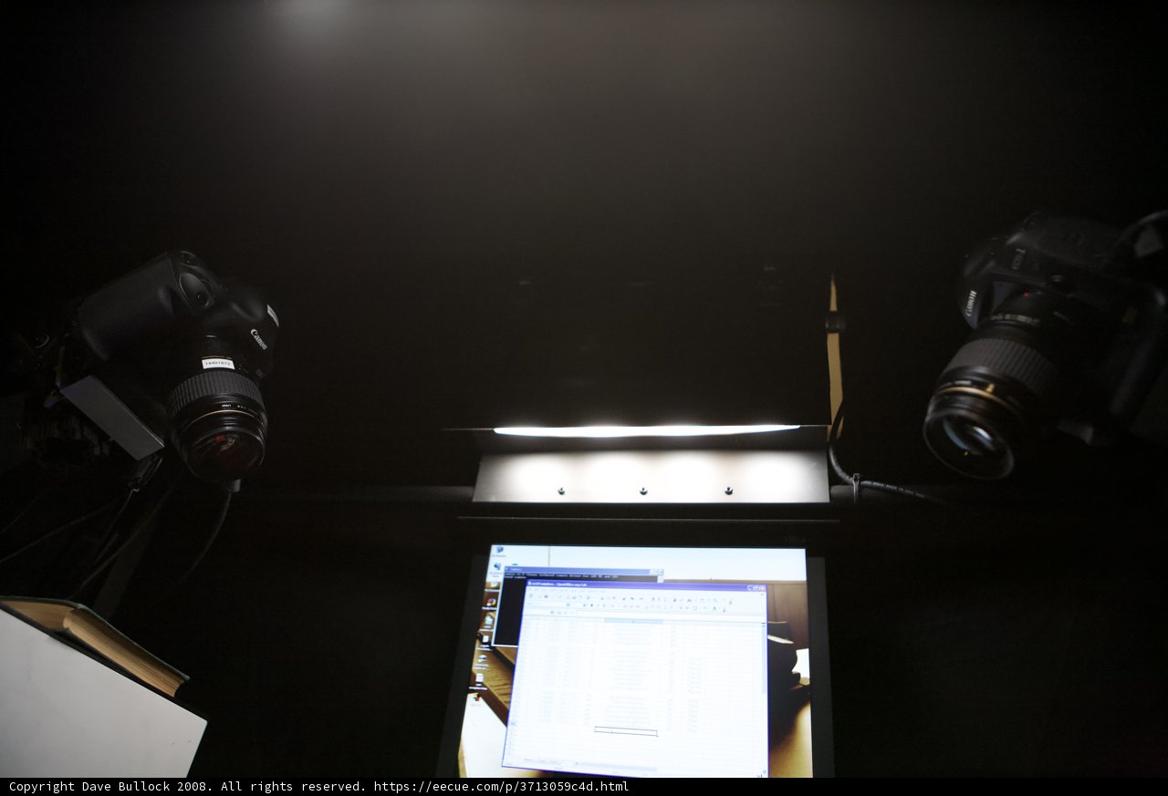 Illuminated Computer Monitor