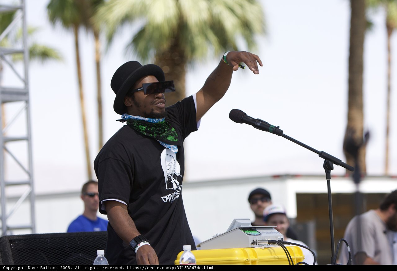 Entertainer with a Microphone