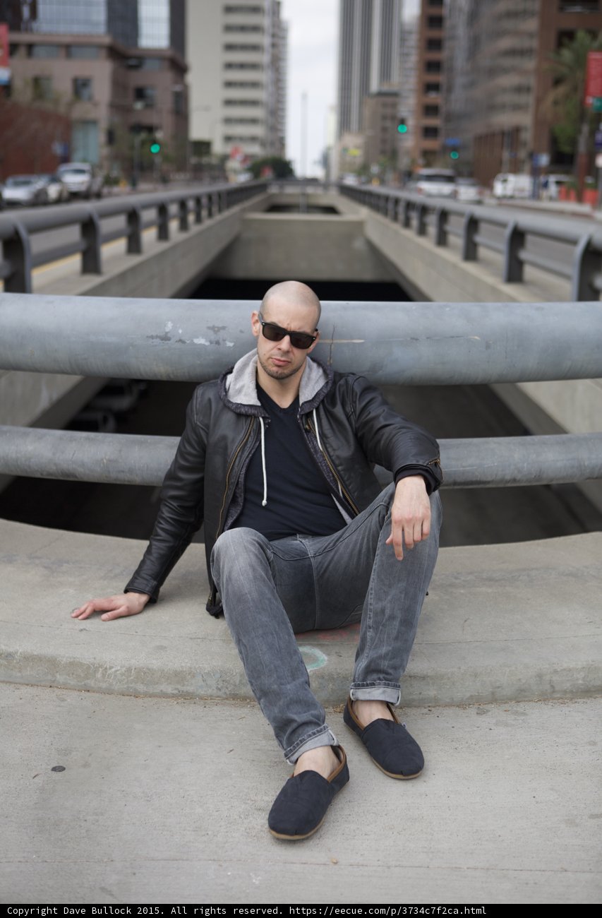 Serious Bridge Pose