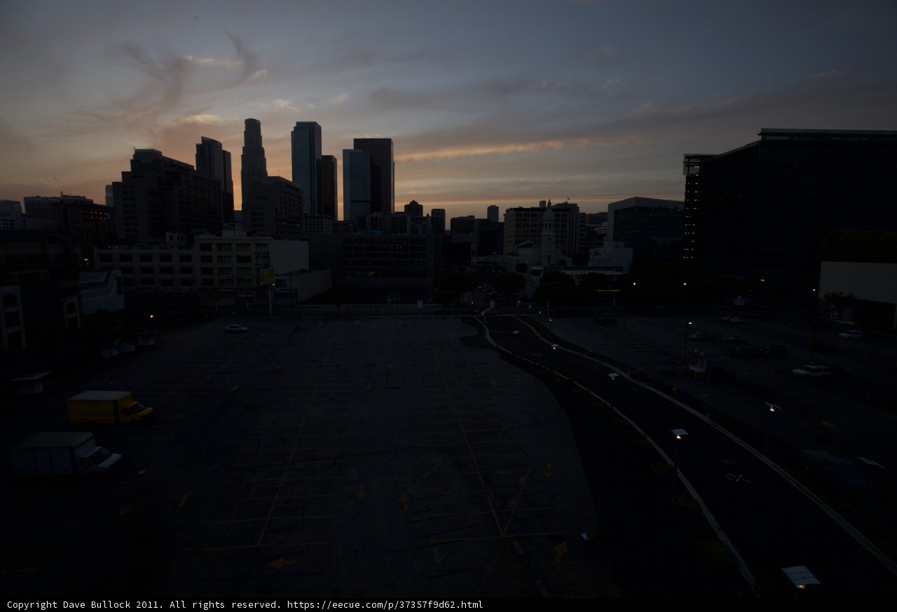 Sunset over the Urban Metropolis
