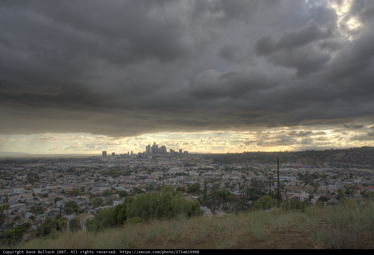 Dowtown LA From Lincoln Heights
