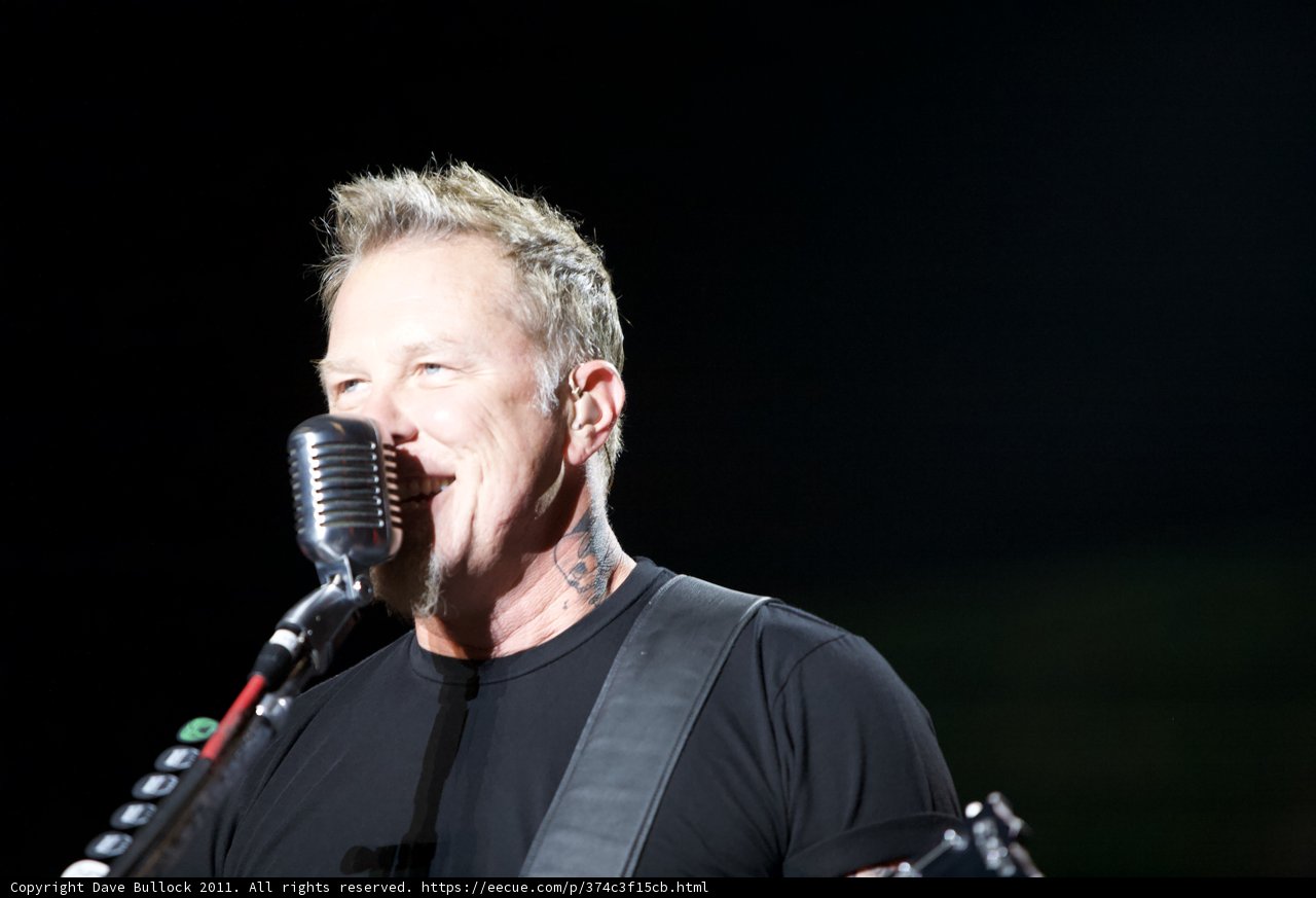 James Hetfield electrifies the Big Four Festival