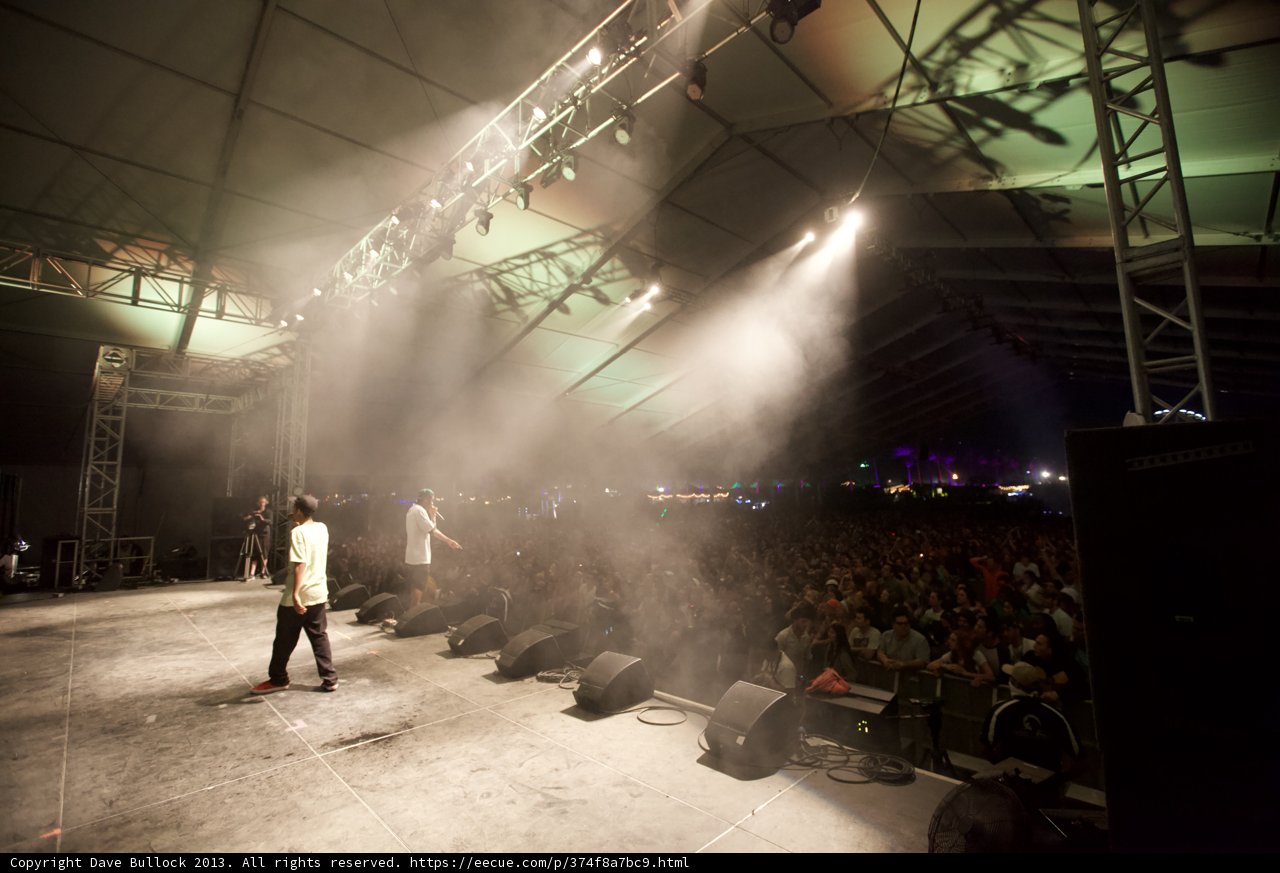 Smoke and Spotlight on the Stage