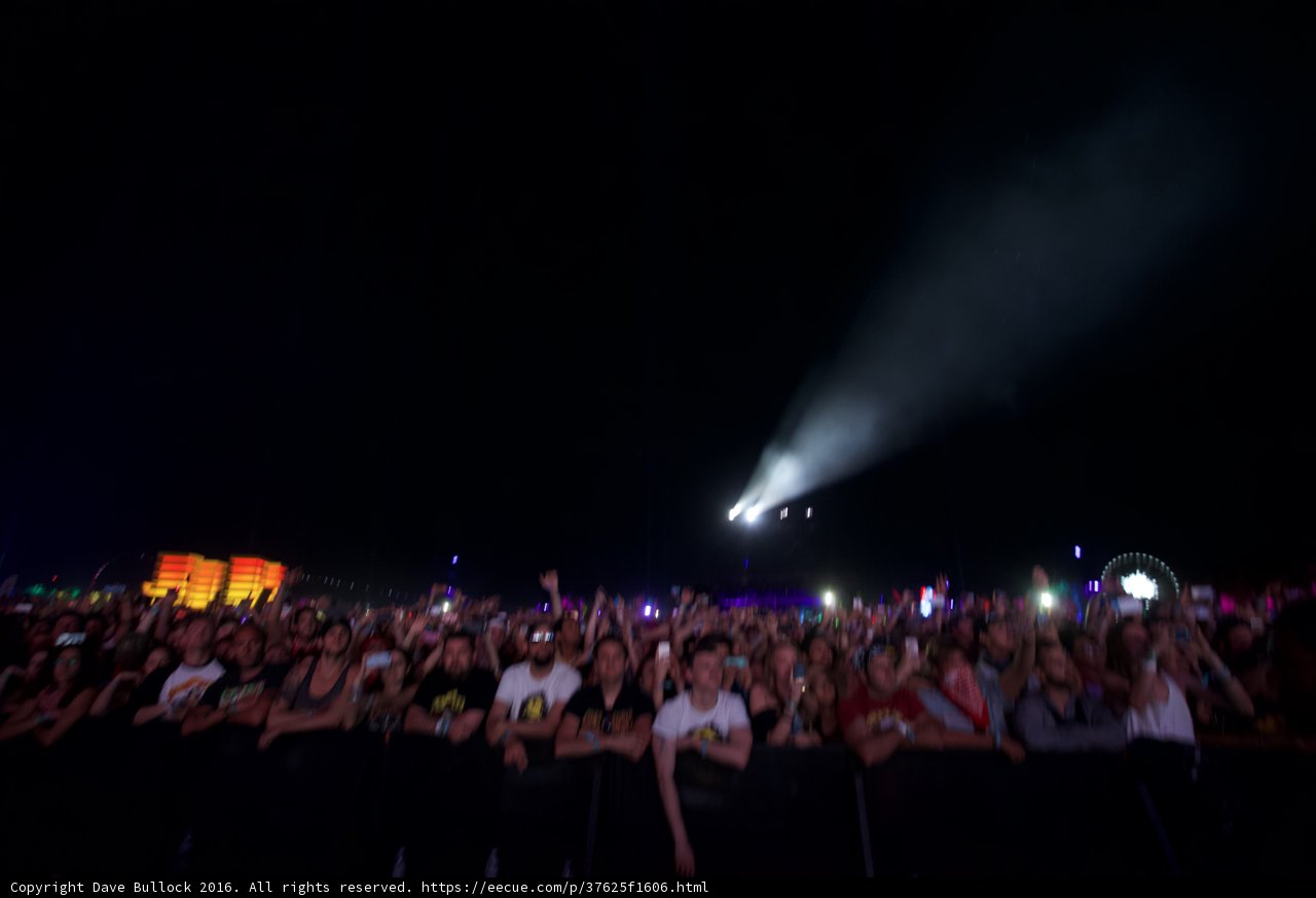 Lit Up and Lively Crowd at Coachella 2016