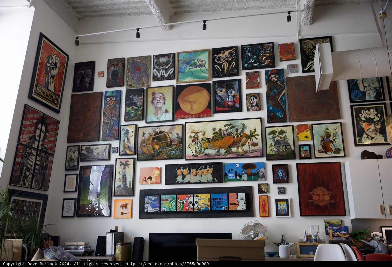 Eclectic Expressions - A Wall of Artistic Diversity