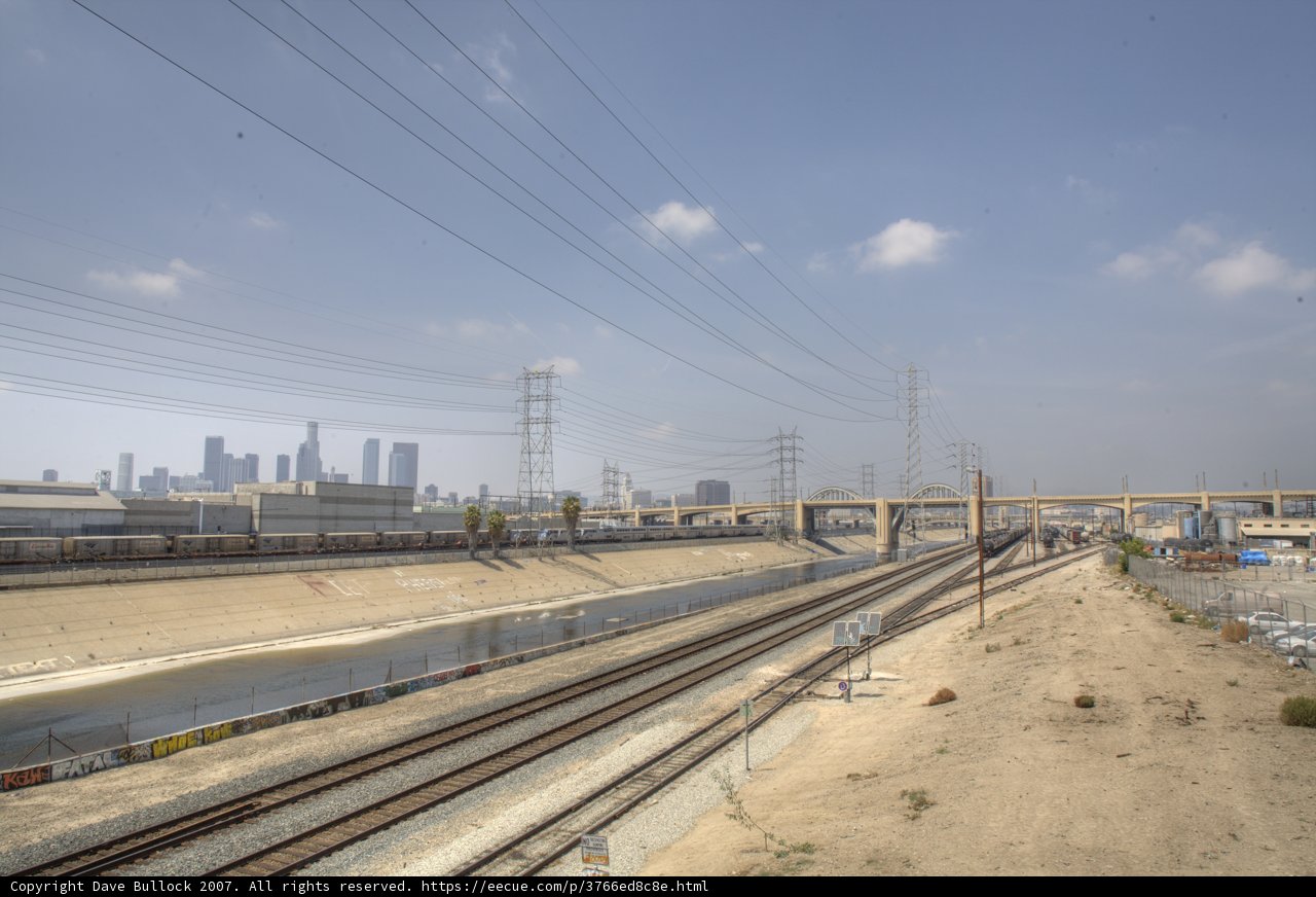 Cityscape from the Train Tracks