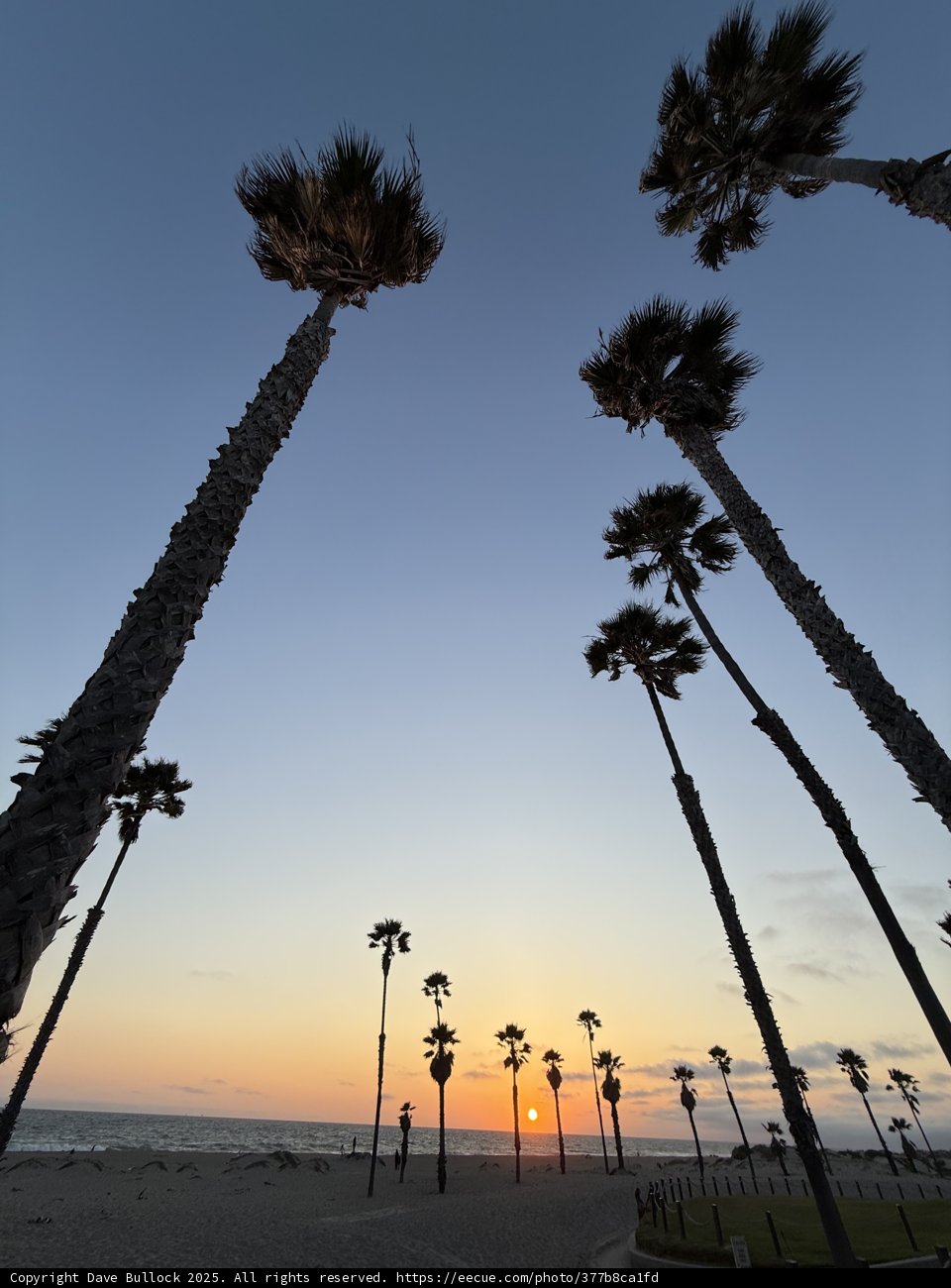 Evening Tranquility: Sunset at Oxnard Beach