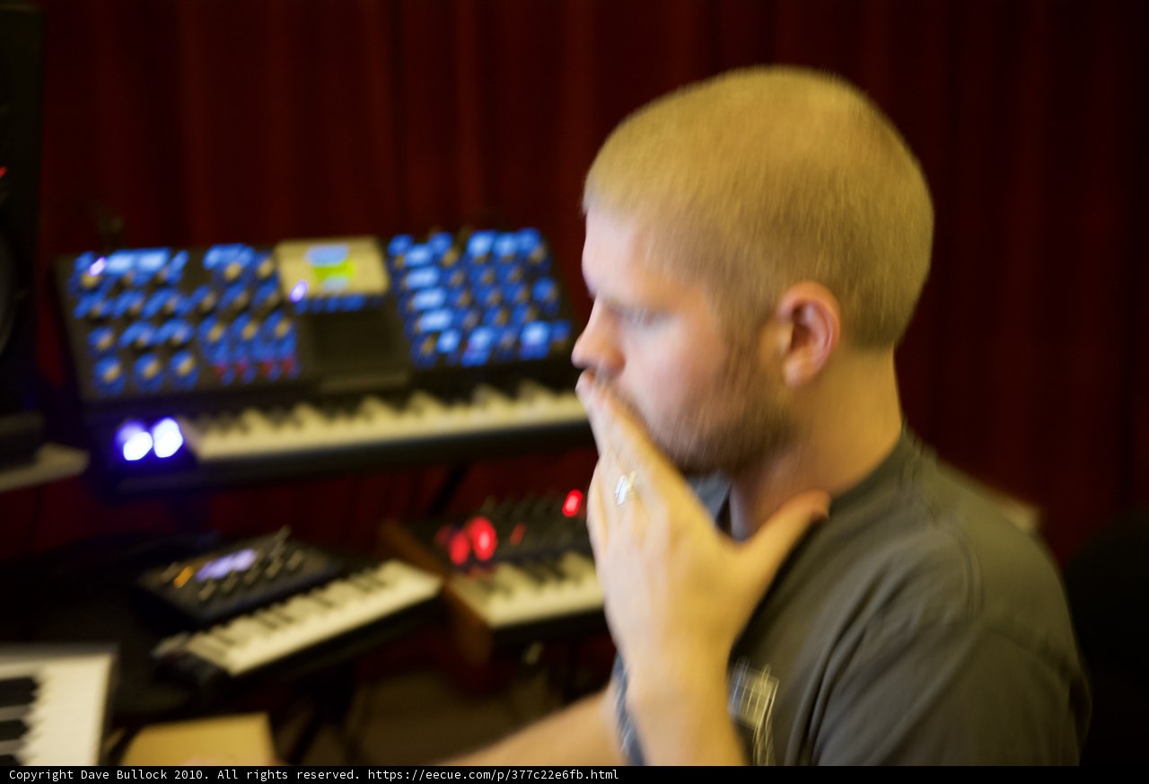 Morgan Page Creating in the Studio