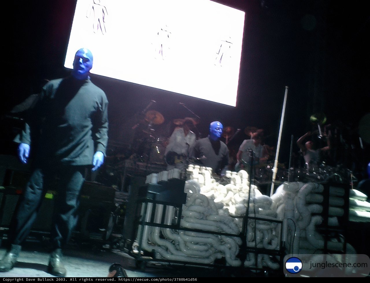 Blue Man Performance with Blue Man Group