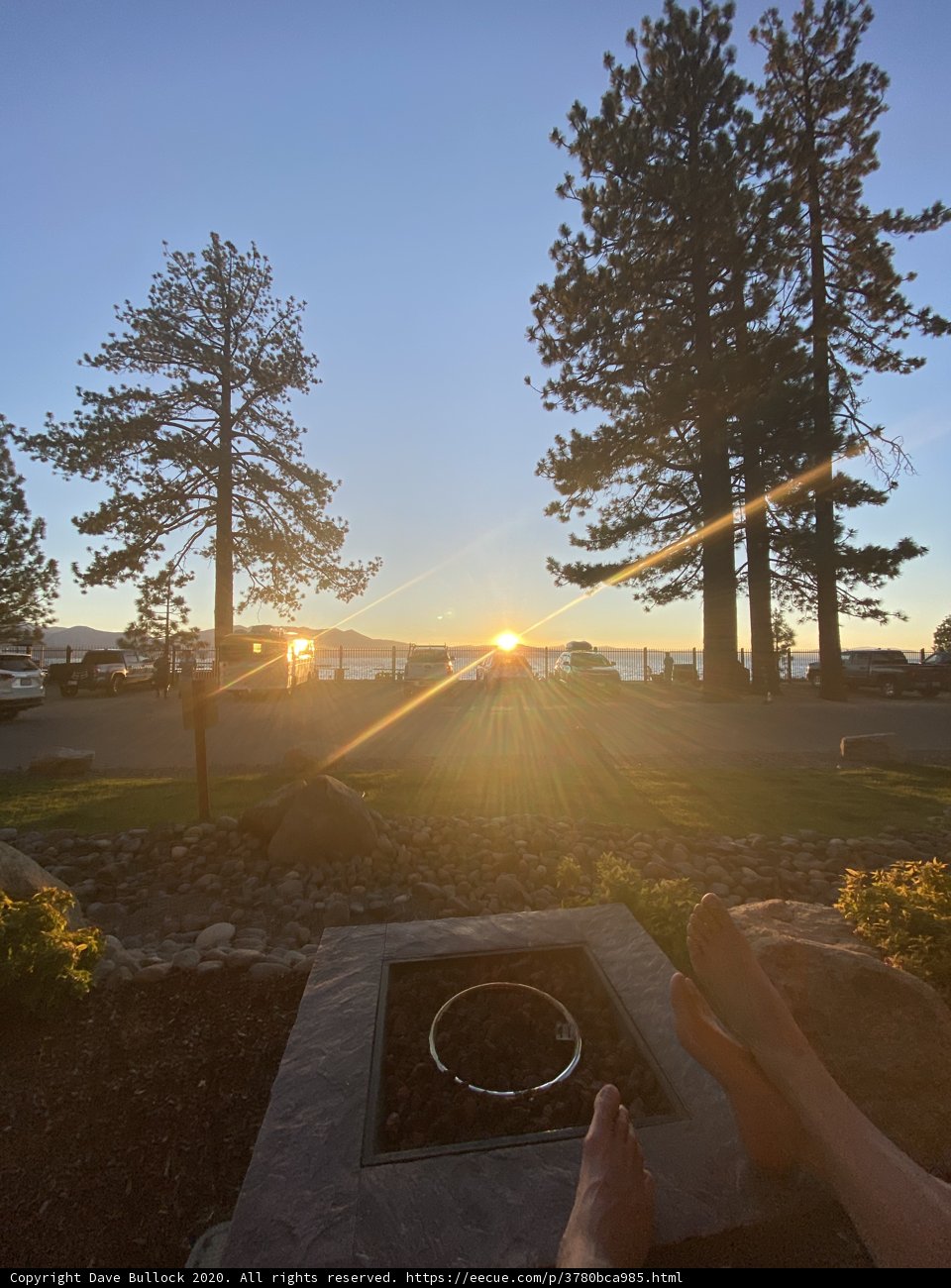 Serene Sunset at Lake Tahoe
