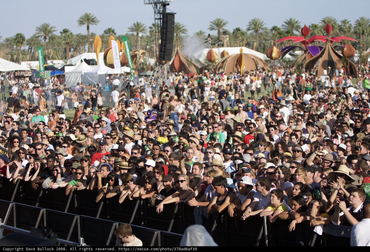 Coachella 2008: A Sea of Festival-Goers