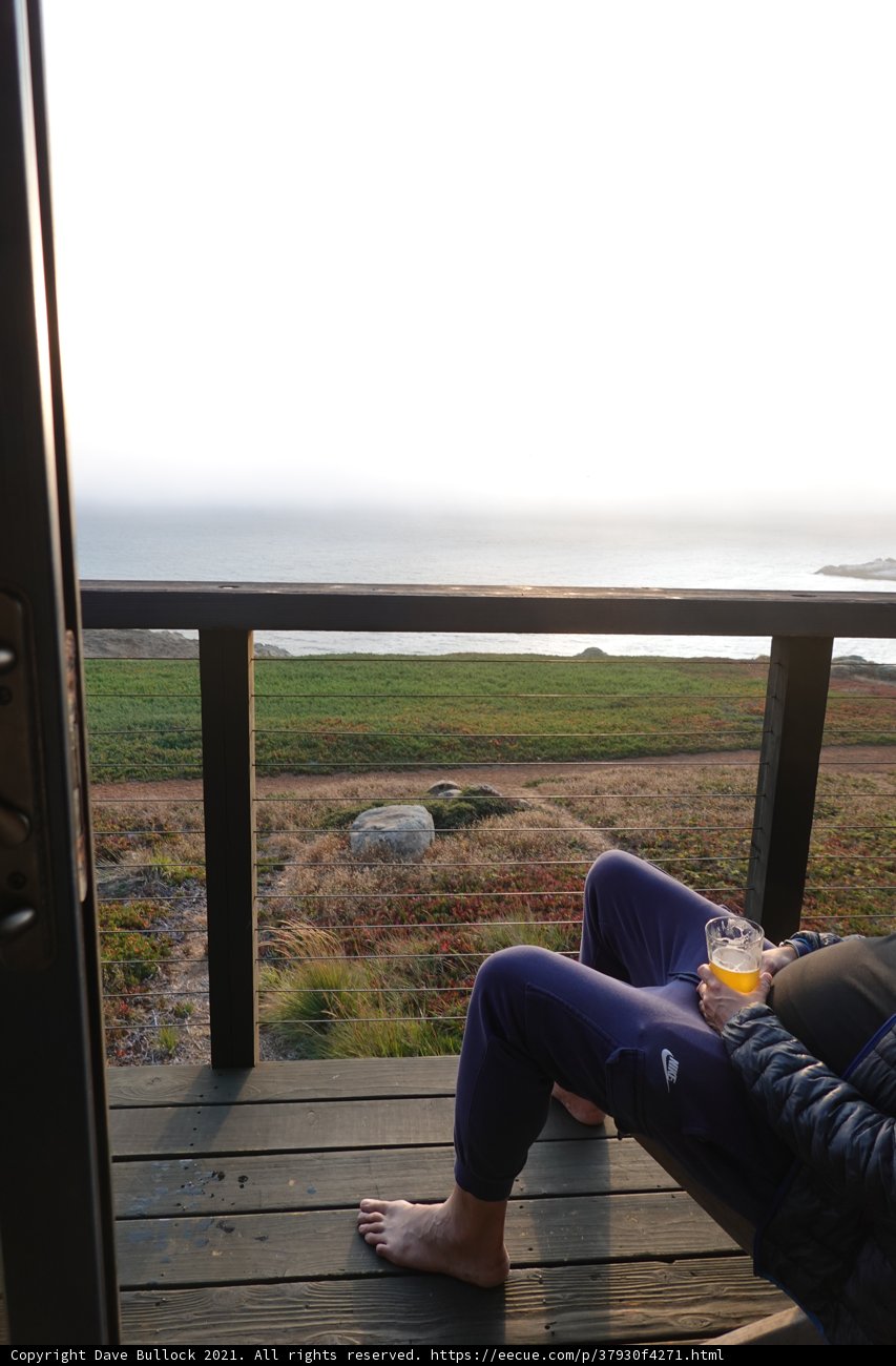Relaxing on the Deck