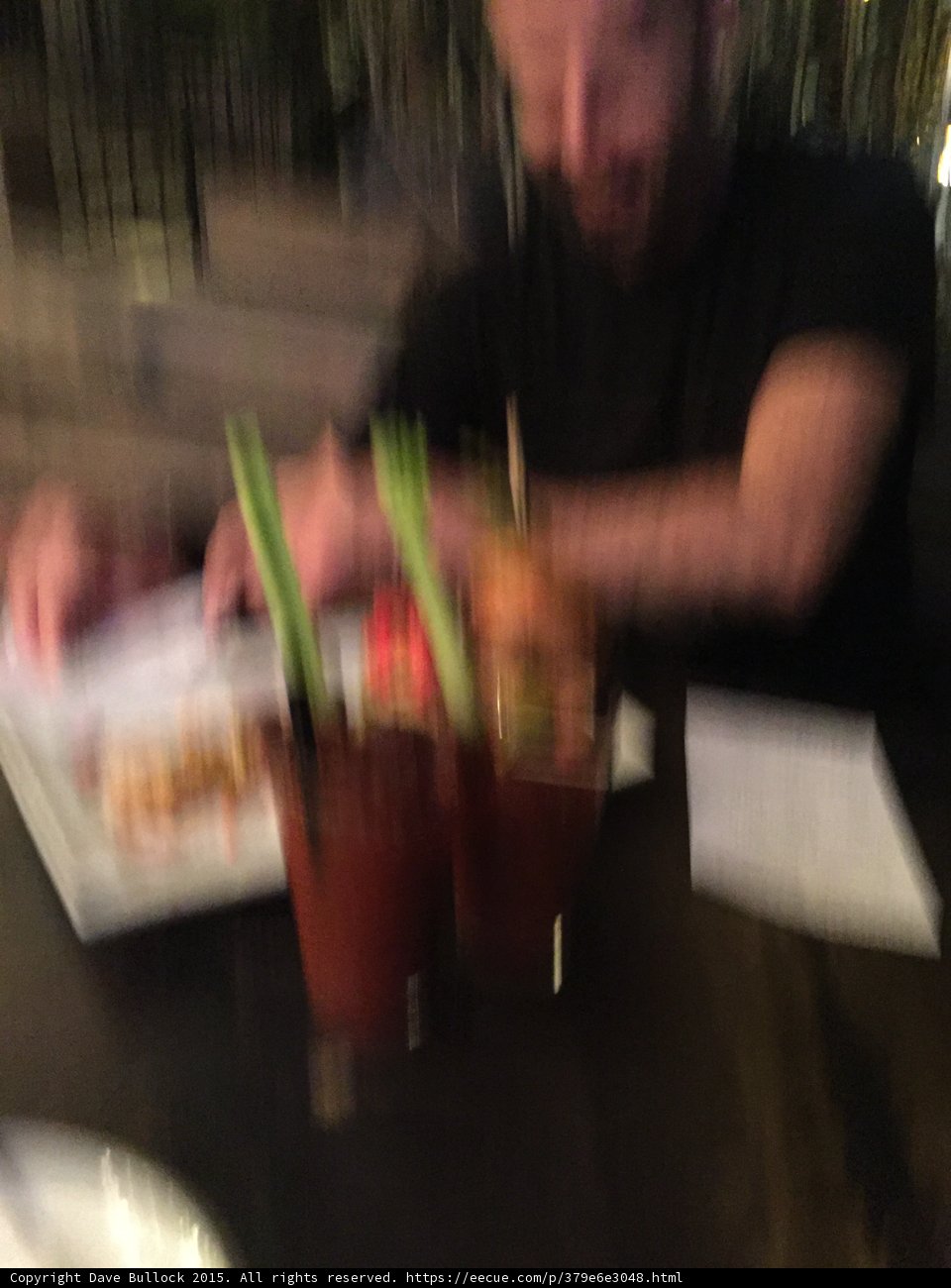 Blurred Brunch Scene