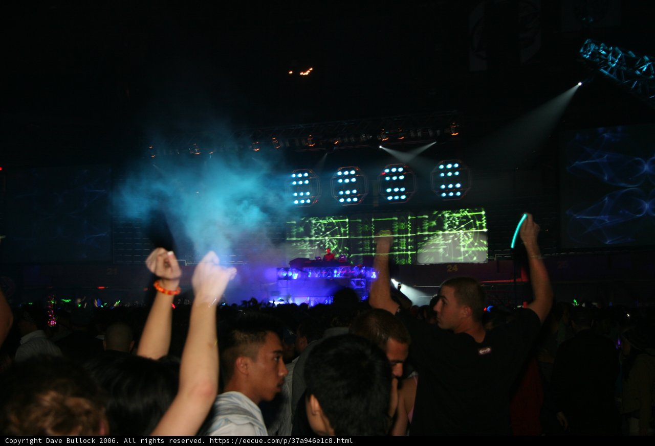 New Year's Eve Rock Concert Crowd