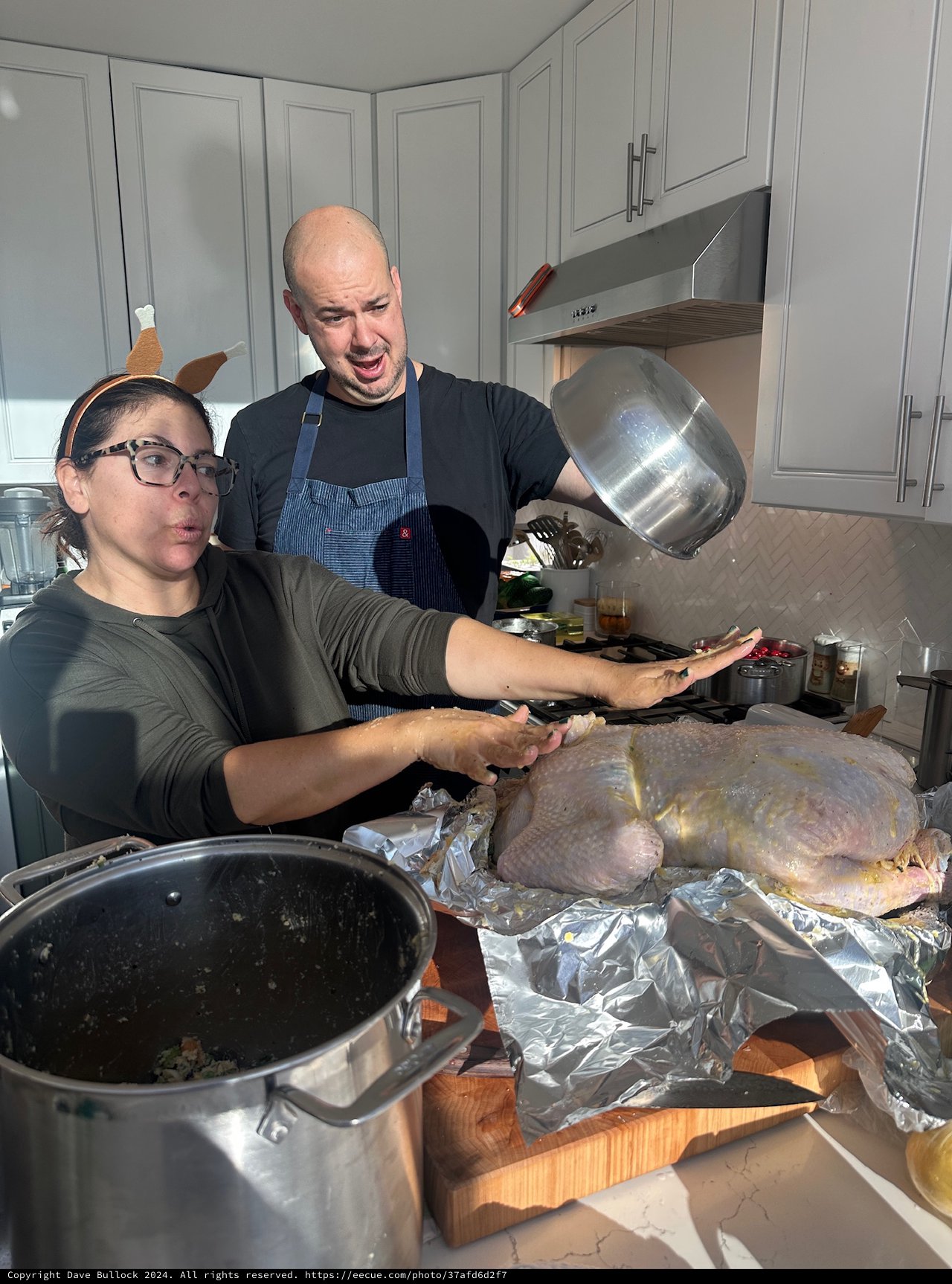 Thanksgiving Turkey Preparation Goes Hilariously Wrong