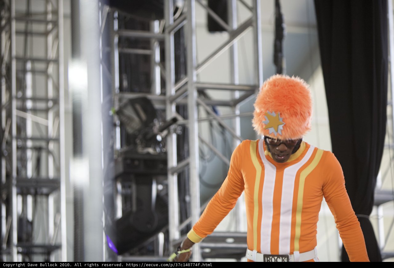 Orange Factory Worker