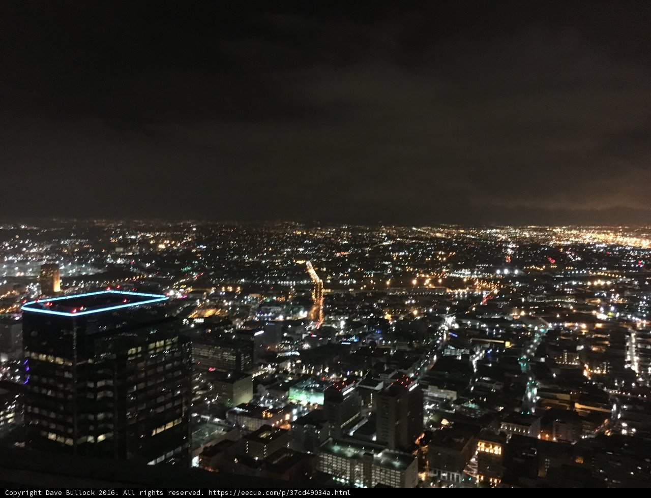 City Nightscape from Above
