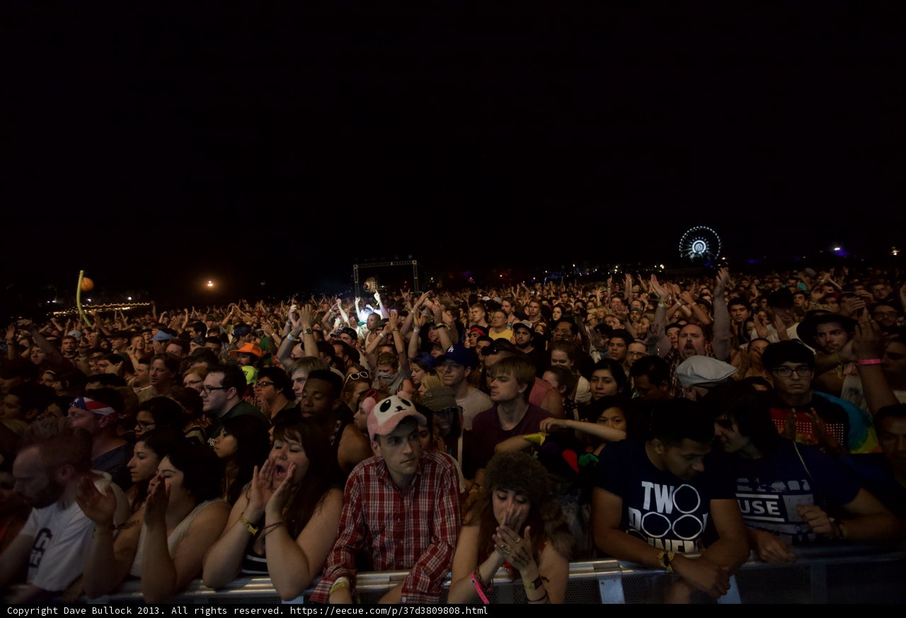 The Electric Crowd Light Up the Night Sky at Coachella