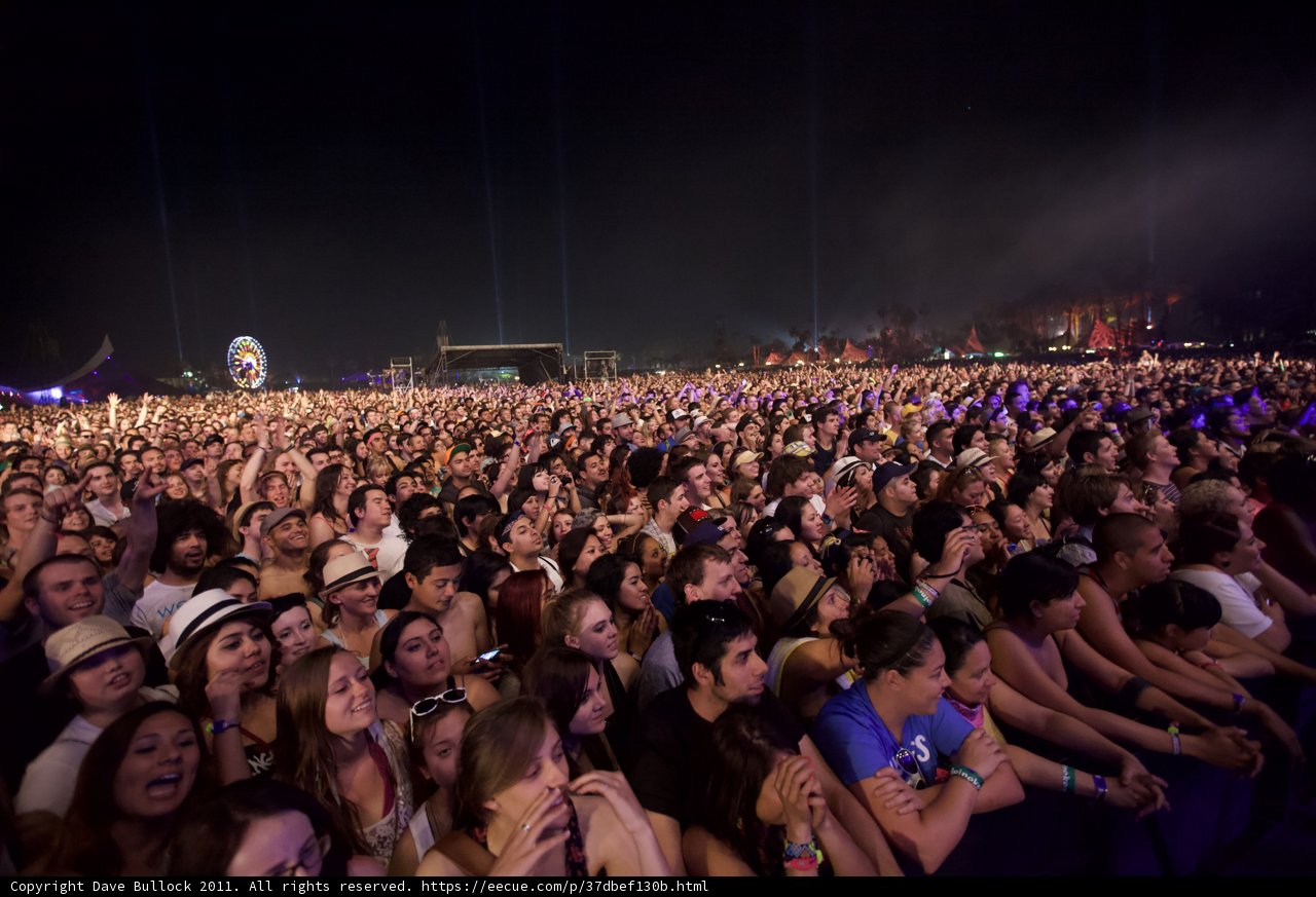 Massive Crowd Enjoys Coachella Music Fest