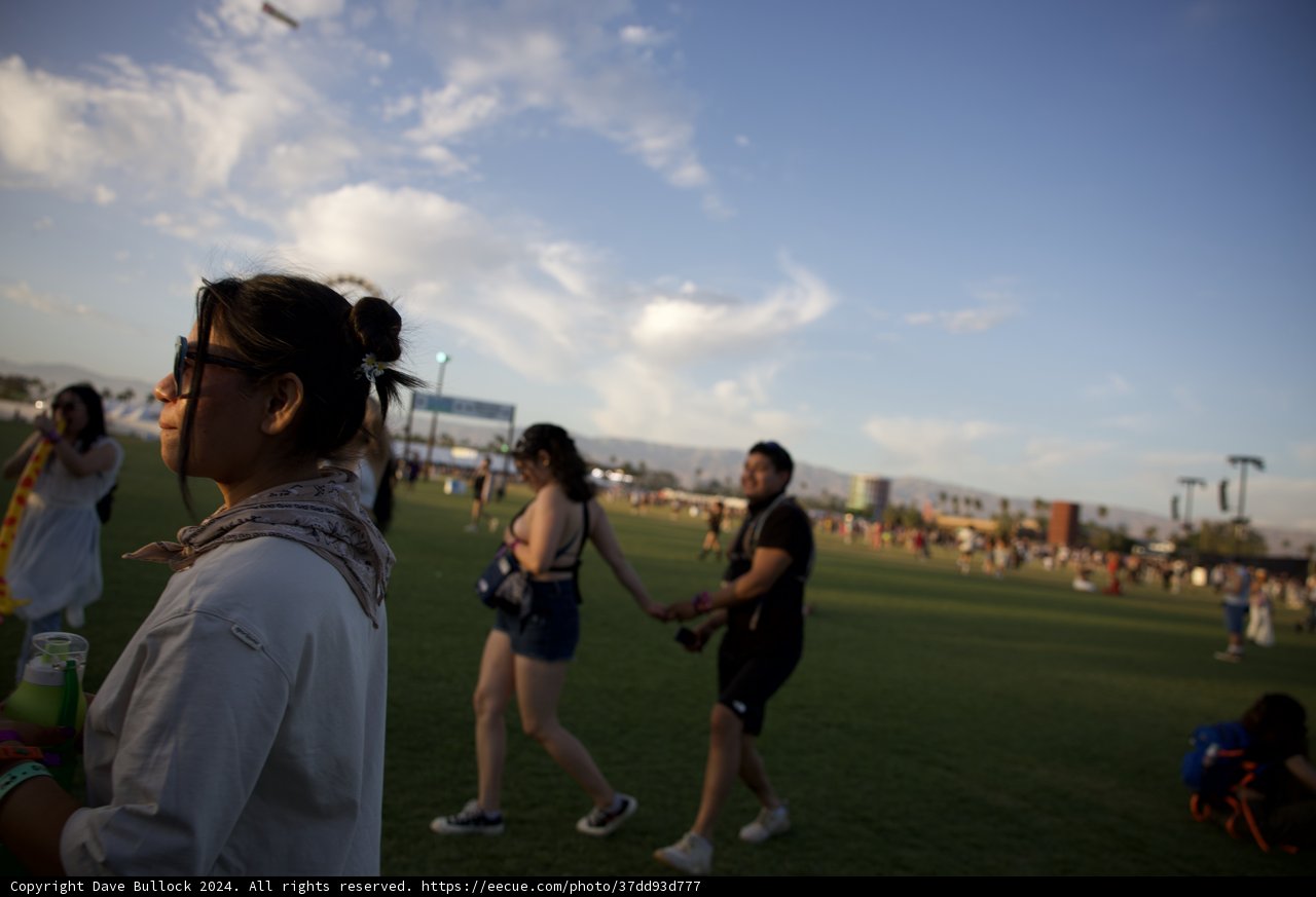 Sunset Strides: A Moment at Coachella 2024