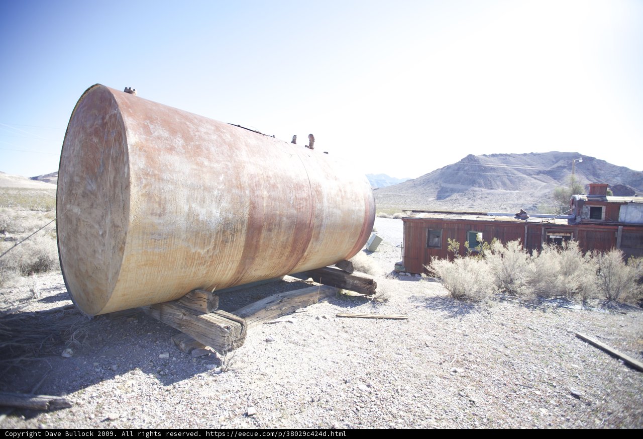 Abandoned Tank in the Desert