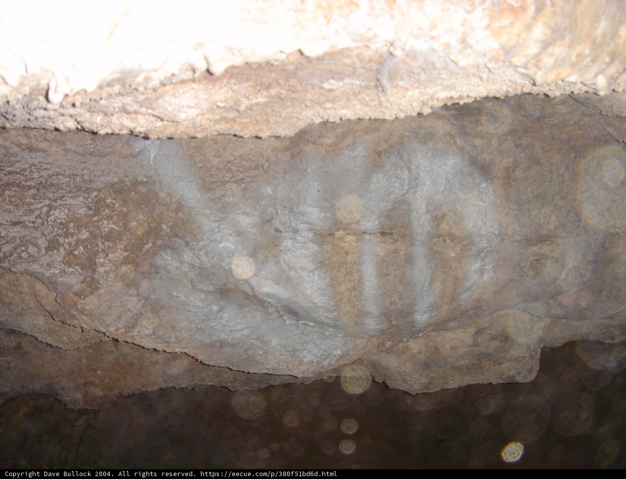 The White Line on the Cave Rock