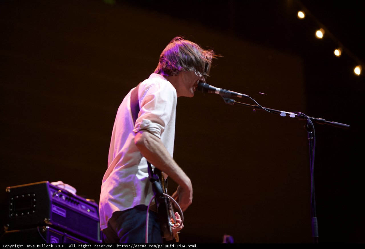 The Guitarist Rocks The Stage