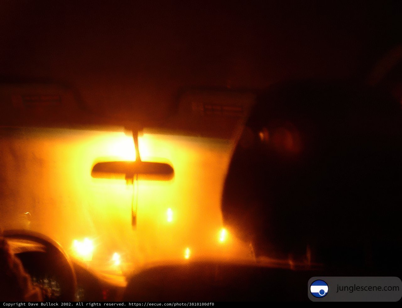 Dashboard Light in the Night