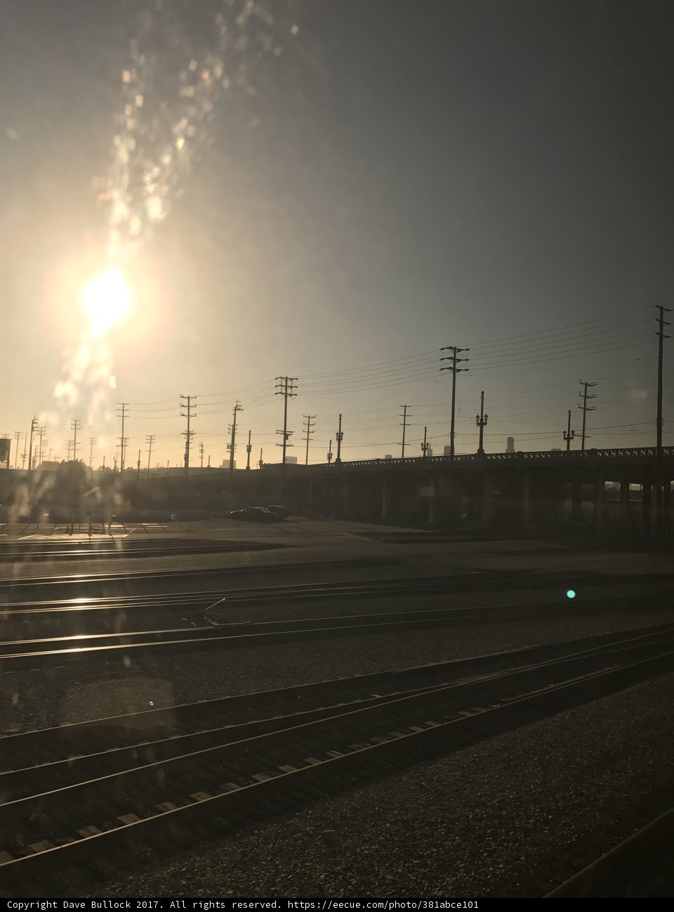 Golden Hour Train Track