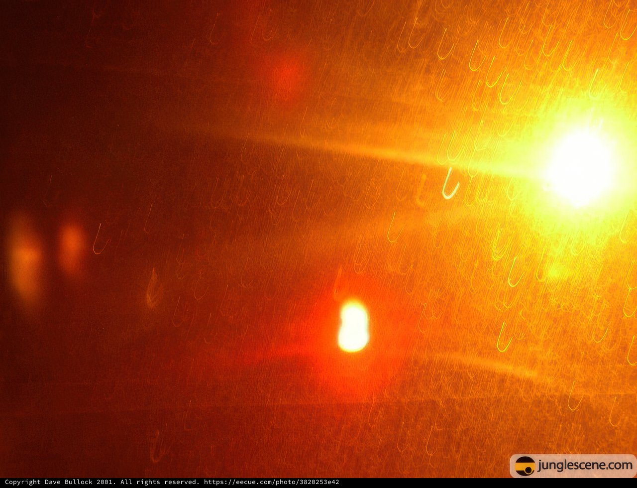 A Glowing Sun Through the Rain