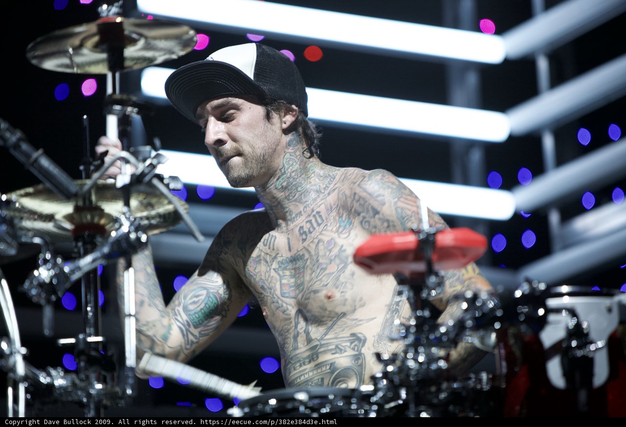 Tattooed Drummer Takes Coachella Stage