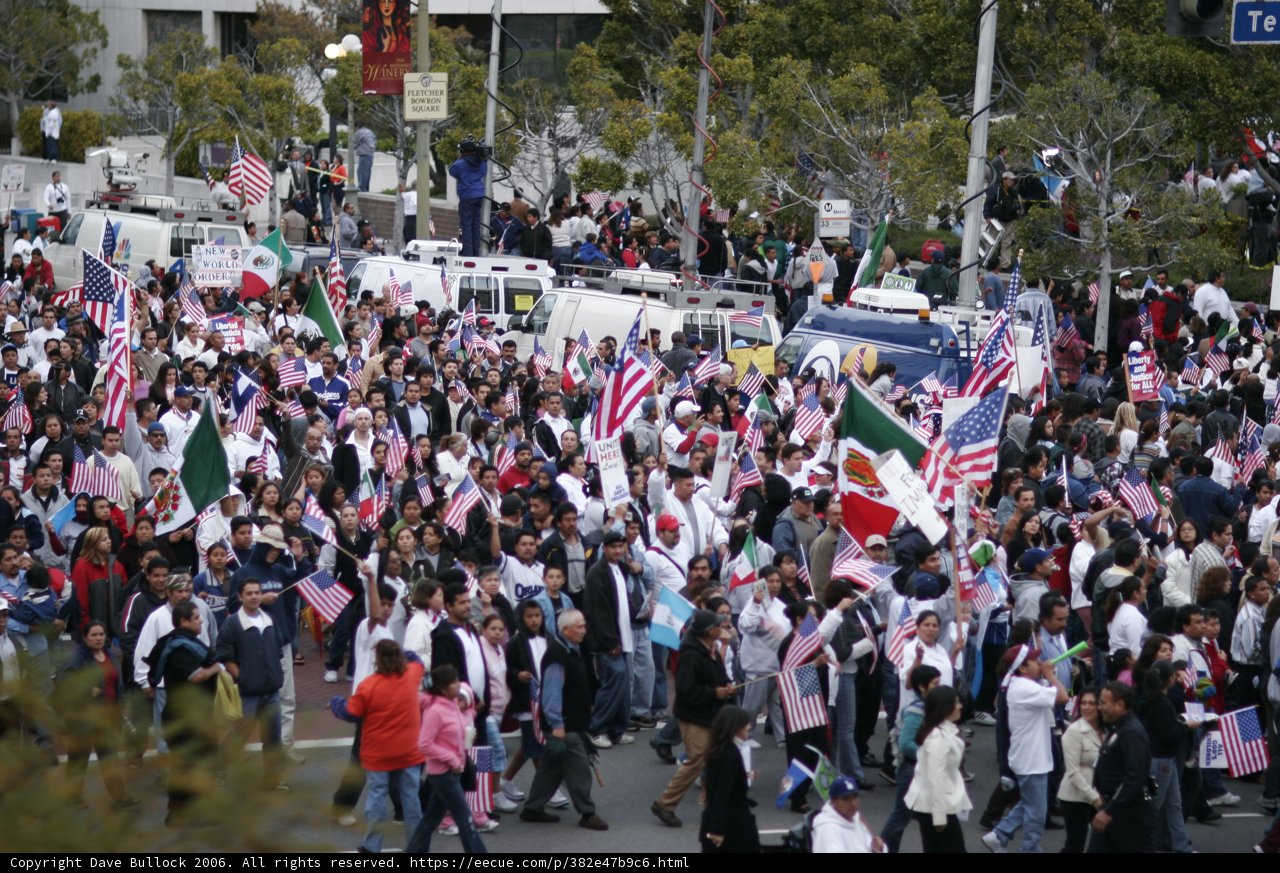 Patriotic Crowd