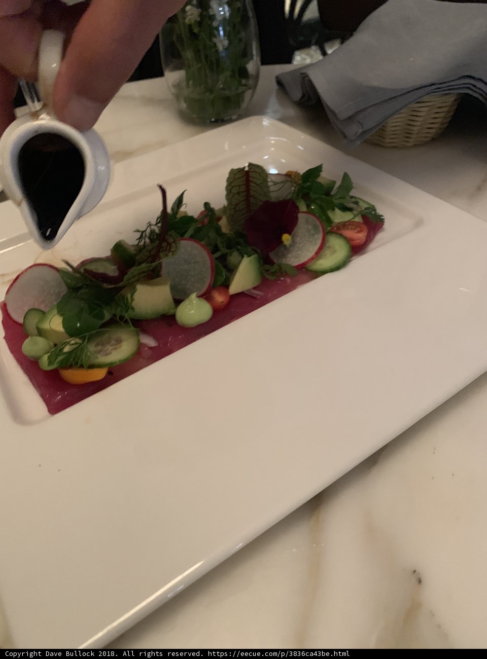 Dressing up a salad