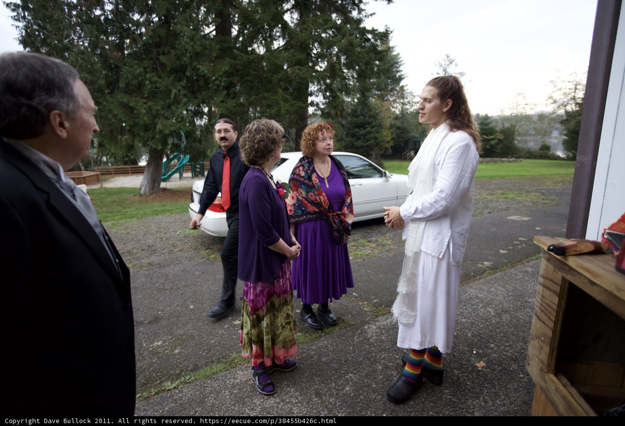 Rainbow Dress at Wickstrom Wedding