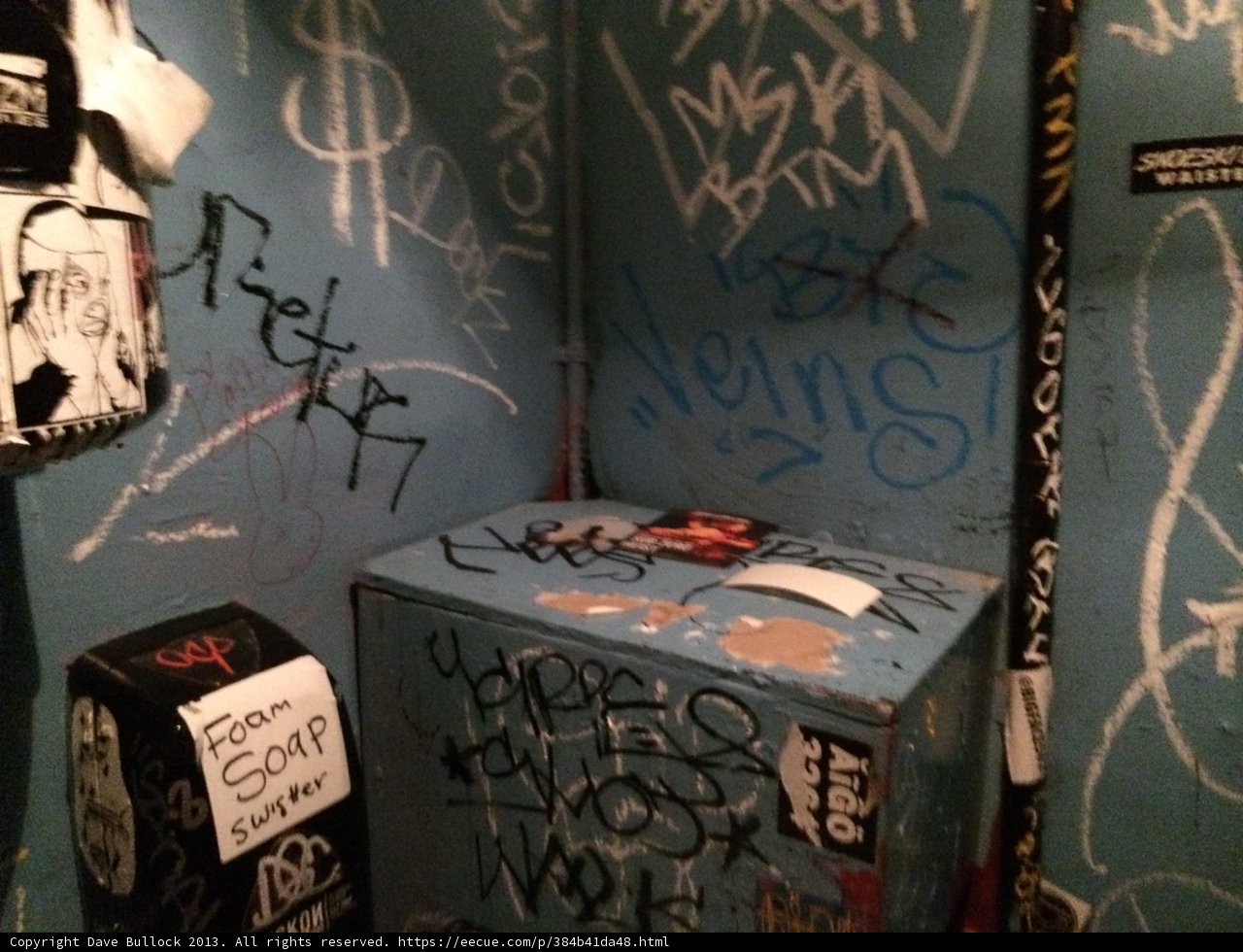 Graffiti in the Bathroom